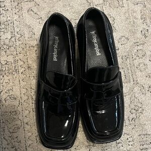 Jeffrey Campbell Black Patent Leather Loafers